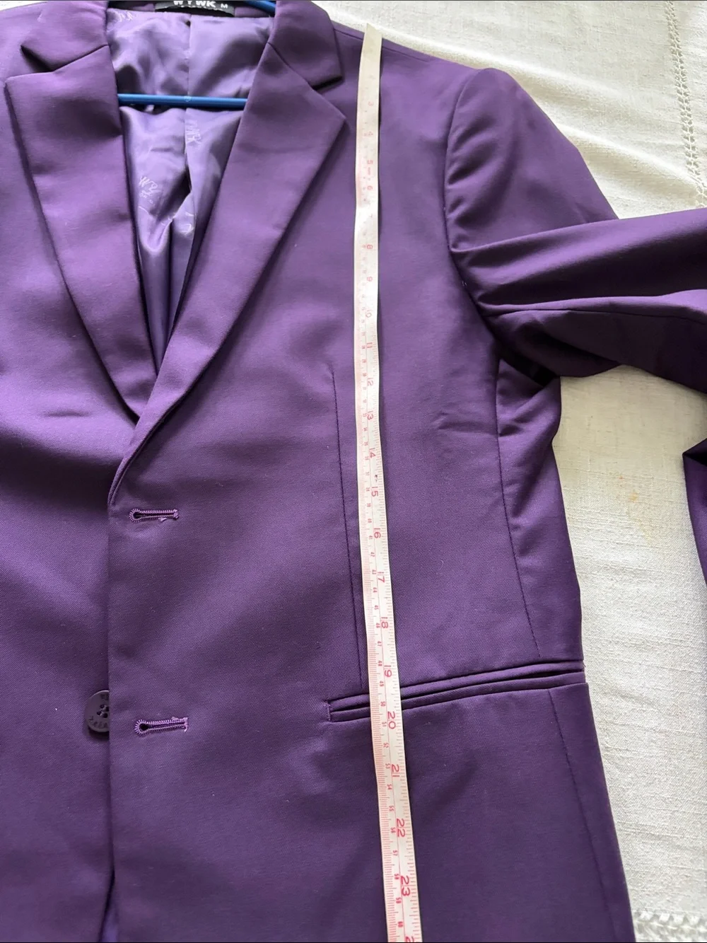 New Men's Purple Blazer – Tailored Modern Fit medium /38R Clemson